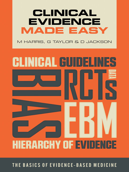 Detalles del título Clinical Evidence Made Easy de Michael Harris - Lista de espera